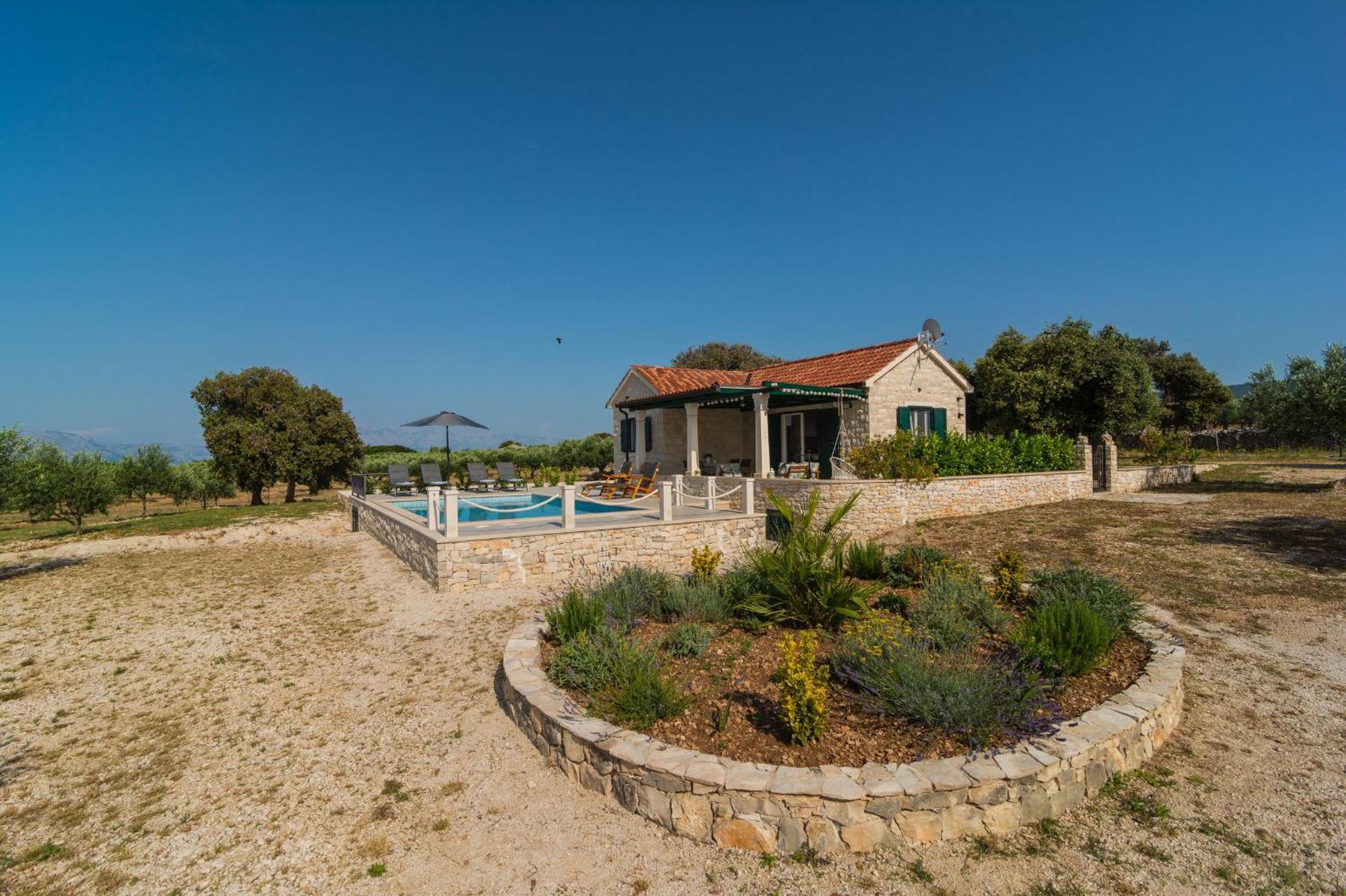 Villa House Blato Postira Exterior foto